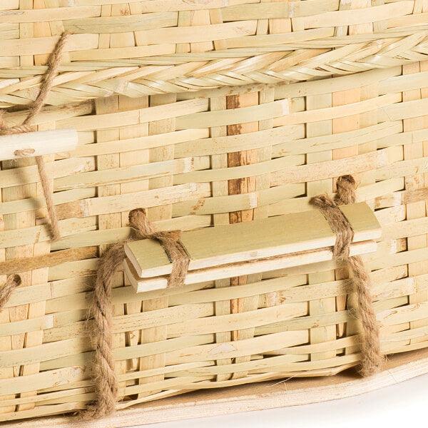 Bamboo Traditonal Wicker Coffin - Willow