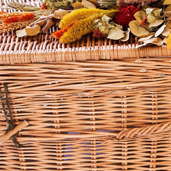 Olton willow coffin handle and lid