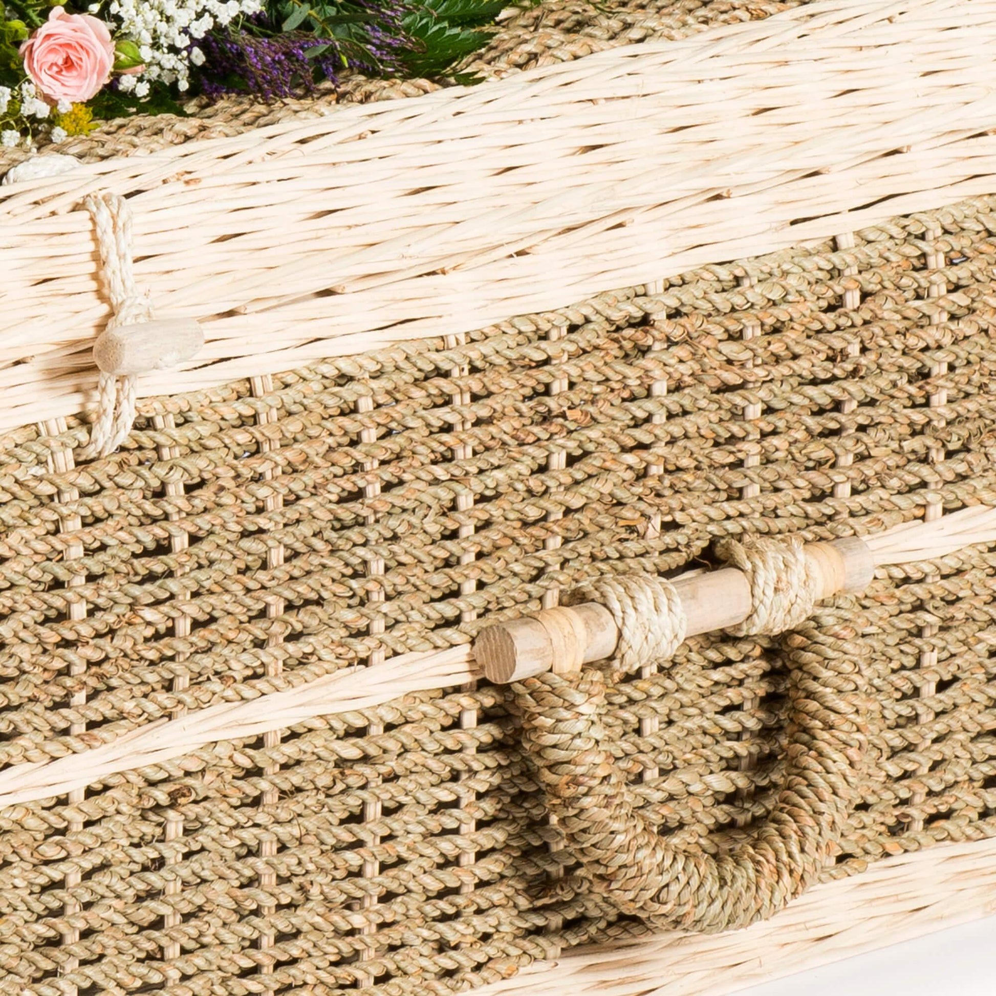 Pandanus Traditional Wicker coffin handle
