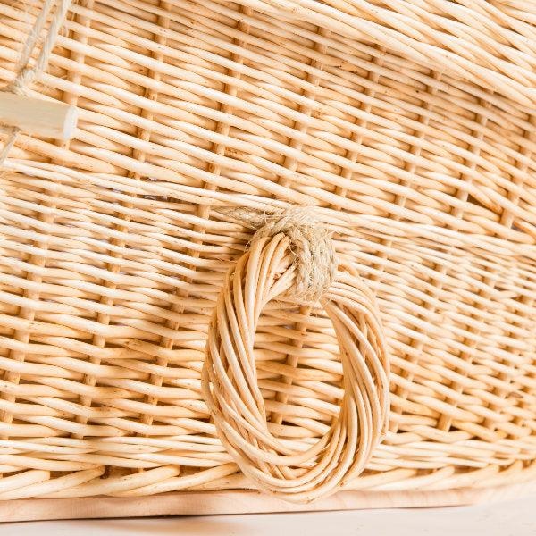 White Willow Pod coffin Handle Detail - thinkwillow.com